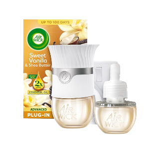 Airwick Sweet Vanilla And Shea Butter Plug In Kit